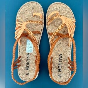 Bokyna Soulmate Peach Rope Sandals, Size 10 [NEW]